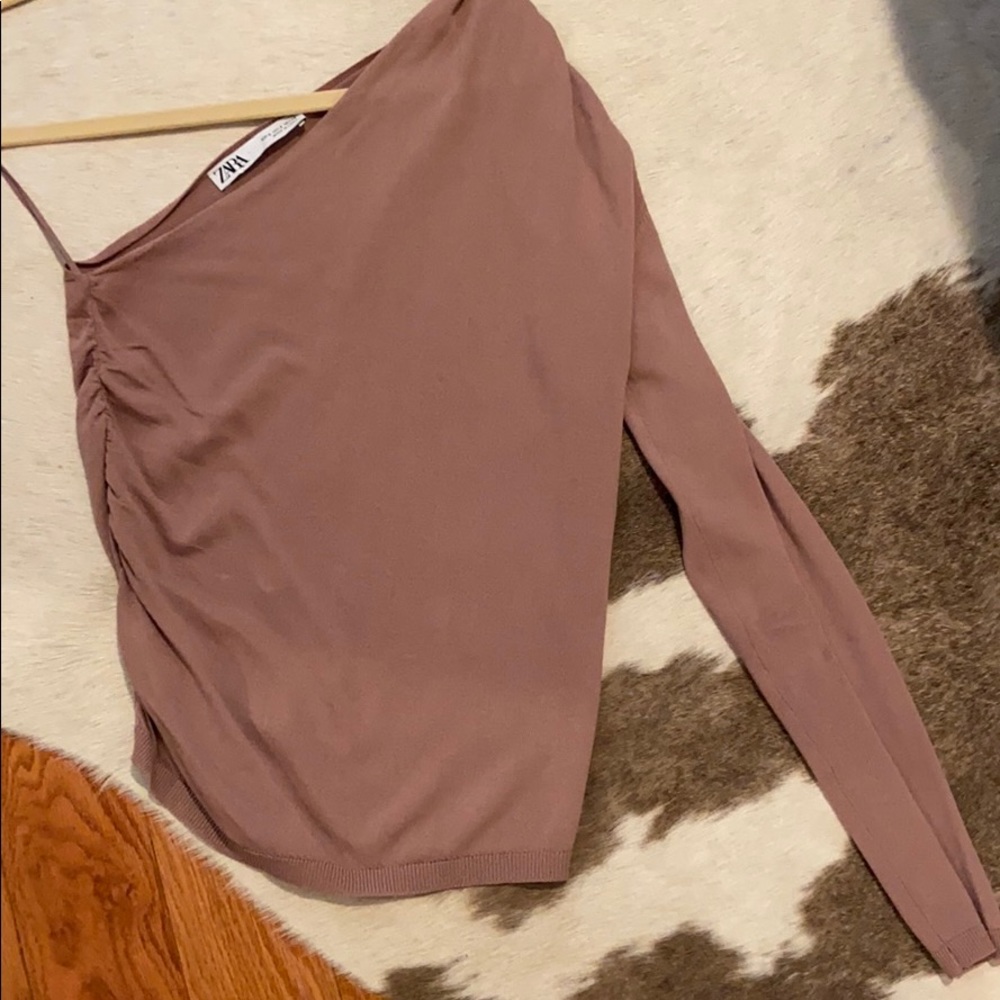 Zara One Shoulder Top
